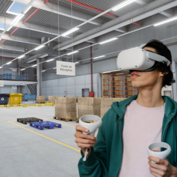 La formation immersive en entrepôt avec Mimbus Logistics